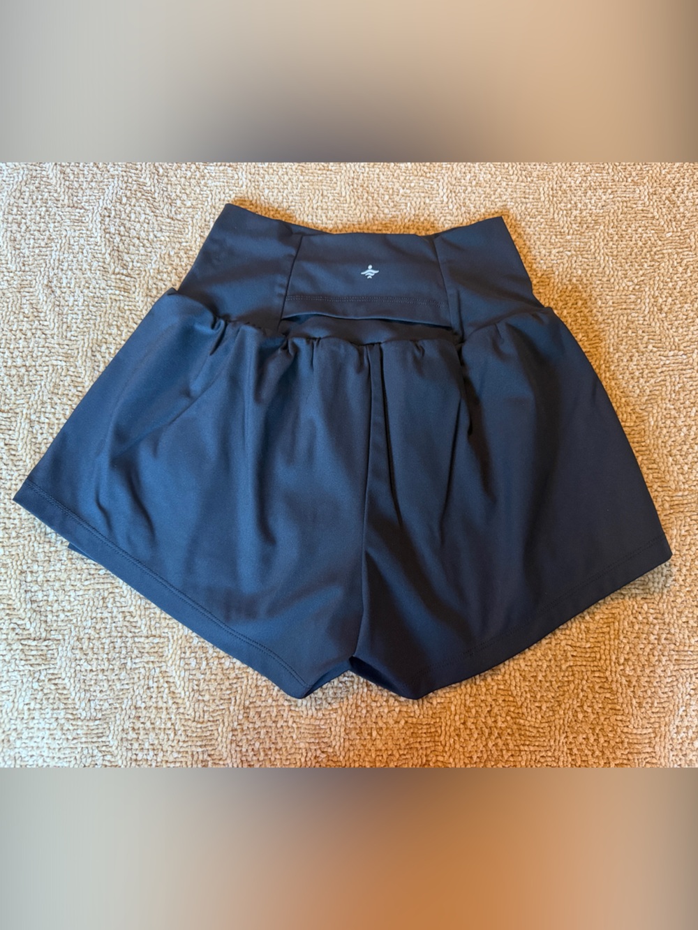 Halara SoftlyZero Airy Super High Waisted 2-in-1 Cool Touch Yoga Shorts - Black